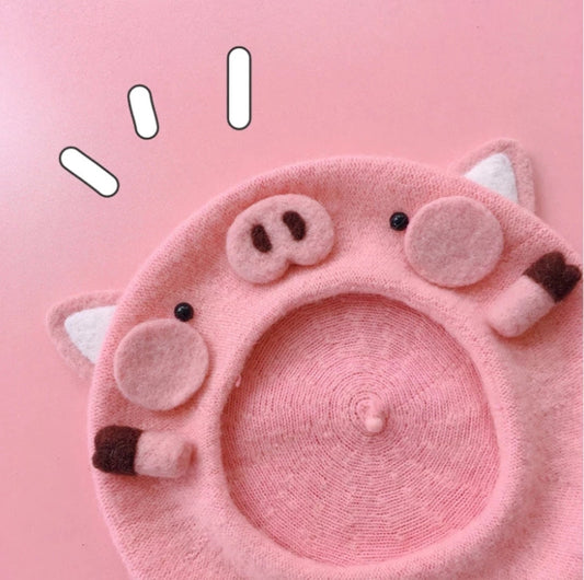 "PINK PIG" BERET K110717