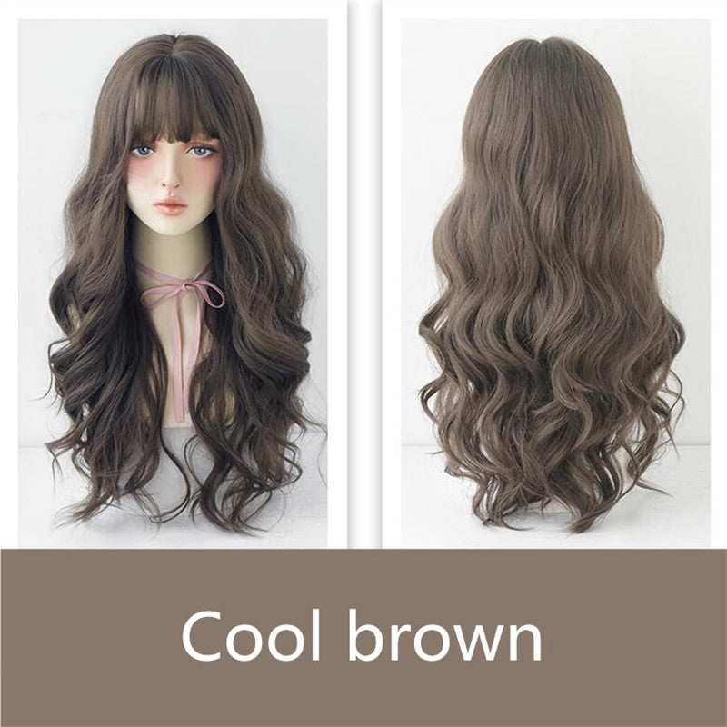 GOLDEN BIG WAVE LONG CURLY WIG UB3342