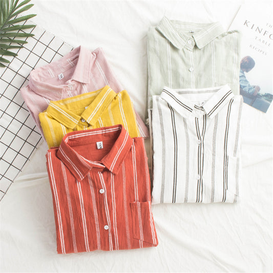 "VERTICAL STRIPED" SHIRT K052804