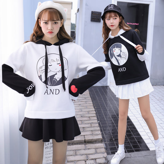 "LOVE YOU FOREVER" GIRLFRIENDS HOODIES K102205