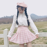 [@milkiiprincess] "PLAID" SKIRT W010335REVIEW