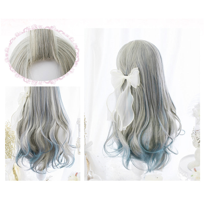 "LOLITA GRADIENT TWO-COLOR" LONG CURLY WIG K102319