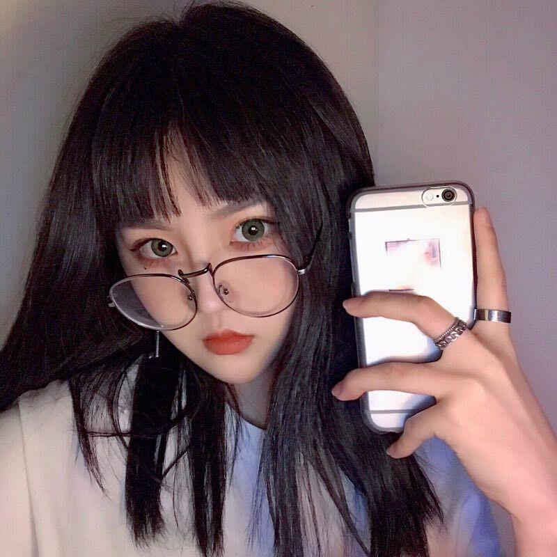 "BLACK LONG STRAIGHT" WIG K070504