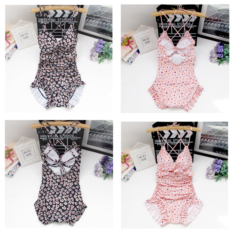 "SMALL FLORAL ONE PIECE" SWIMSUIT W042702