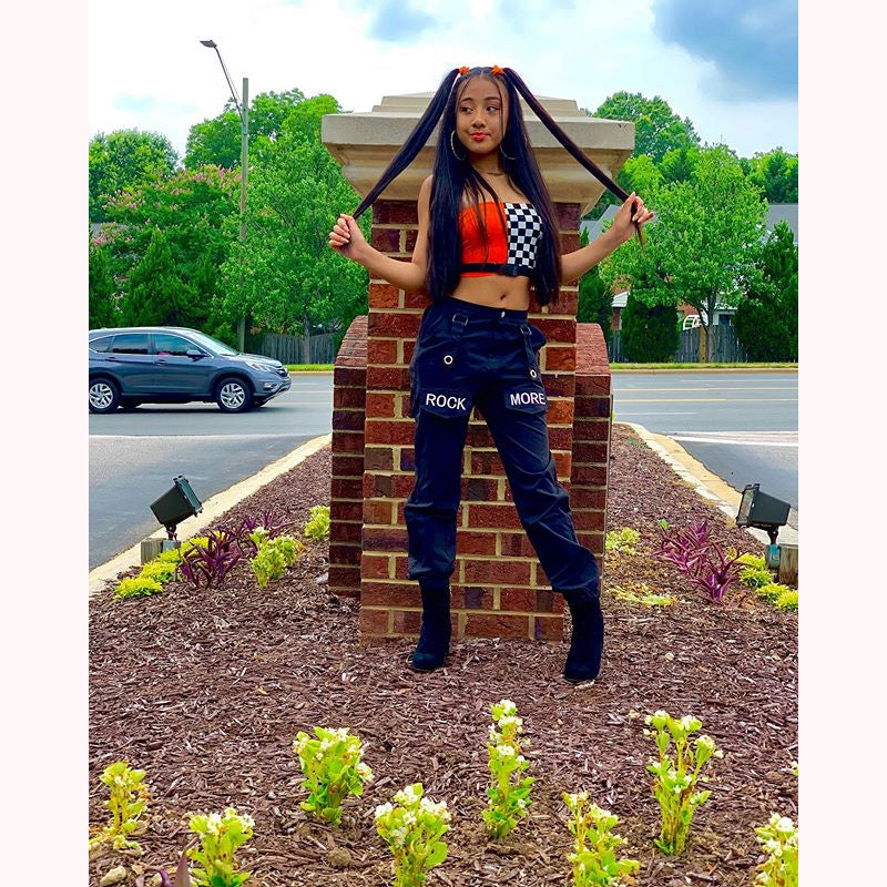 [@itsjaylamarie] "ROCK MORE CHAIN ACCESSORIES" SLING TROUSERS K031503REVIEW
