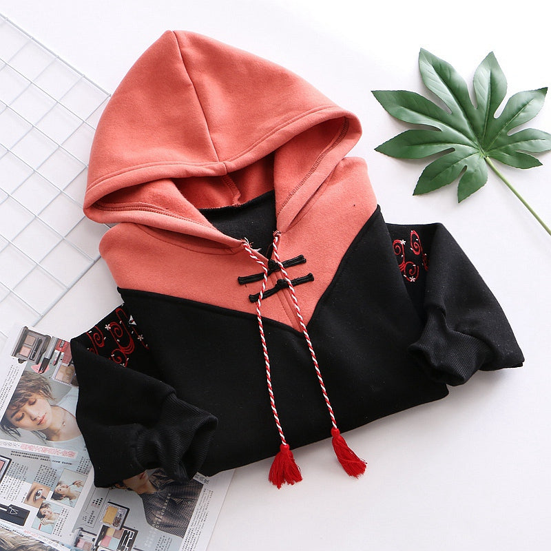 "FOX EMBROIDERED" HOODIE N102209