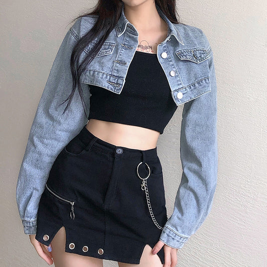 "SUPER SHORT DENIM" JACKET N092802