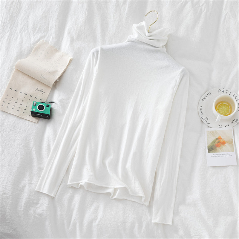 9 COLOR TURTLENECK KNITTED PULLOVER SHIRT UB2721