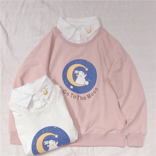 "GO TO THE MOON" SWEATSHIRT N102205