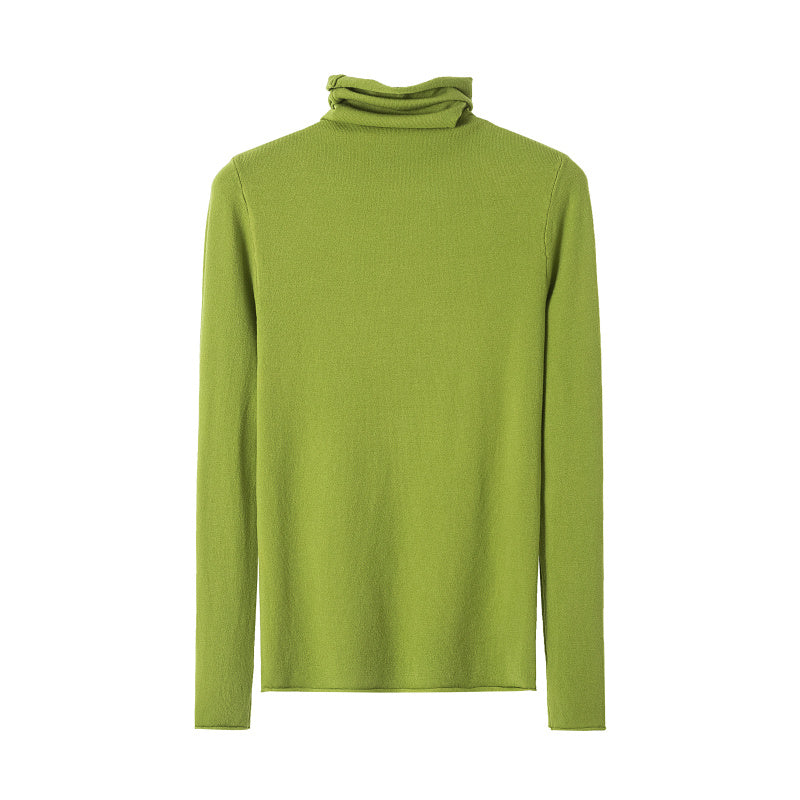 9 COLOR TURTLENECK KNITTED PULLOVER SHIRT UB2721