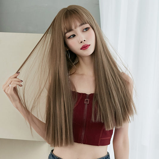 "NATURAL AIR BANGS LONG STRAIGHT" WIG N041402