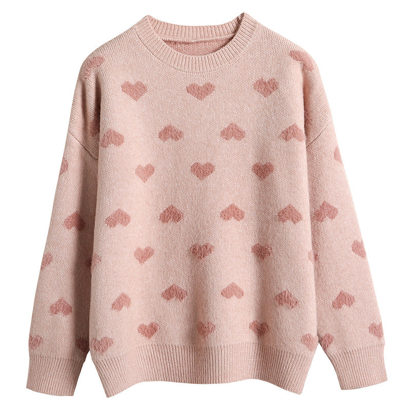 LAZY FURRY LOVING LIGHT-COLORED SWEATER UB2716