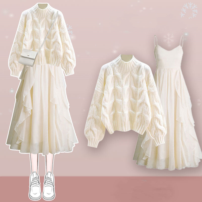 Harajuku sweater + skirt two piece suit  UB96014