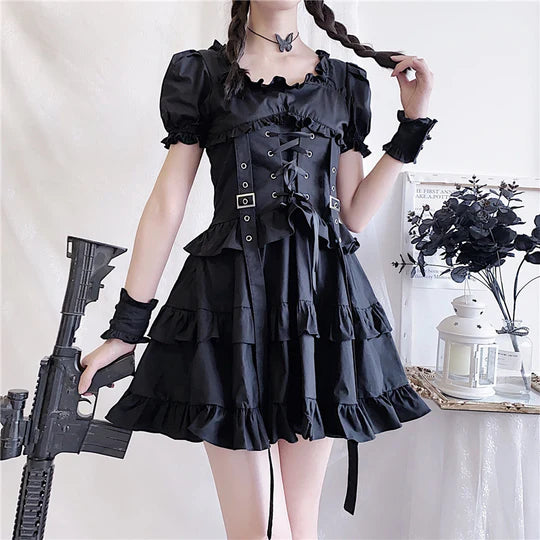 Dark Retro Loli Cake Dress  UB96043