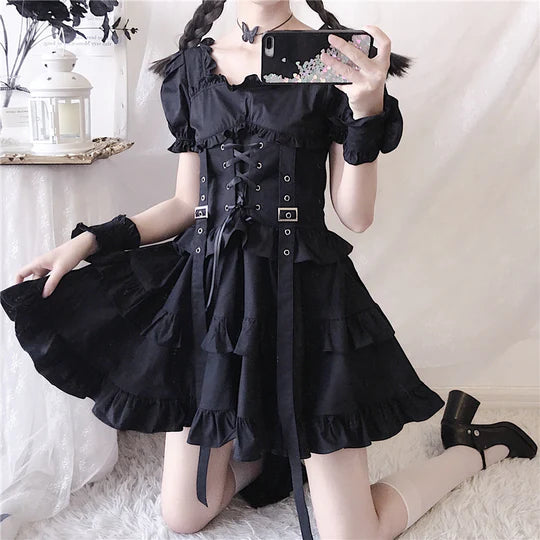 Dark Retro Loli Cake Dress  UB96043