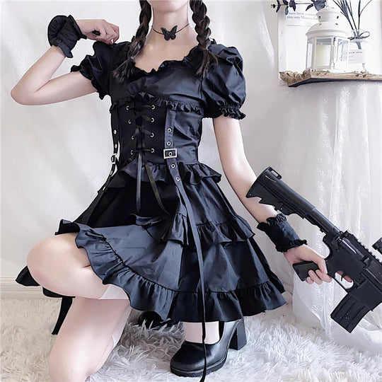 Dark Retro Loli Cake Dress  UB96043