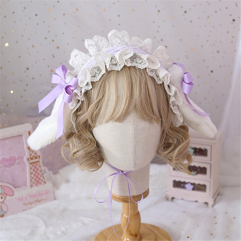 Lolita Cute Bow Lop-eared Rabbit Headband UB95429