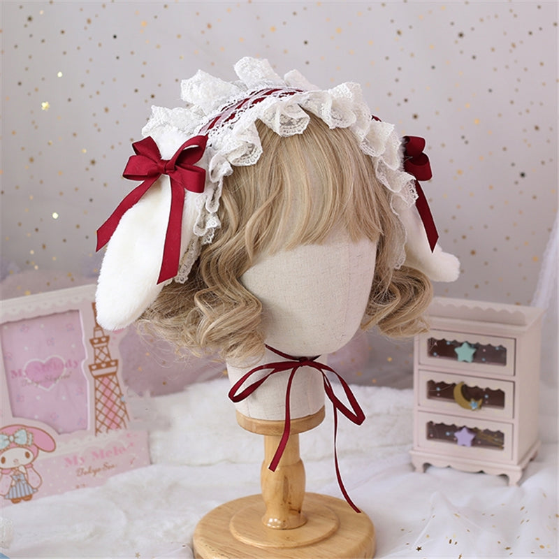 Lolita Cute Bow Lop-eared Rabbit Headband UB95429