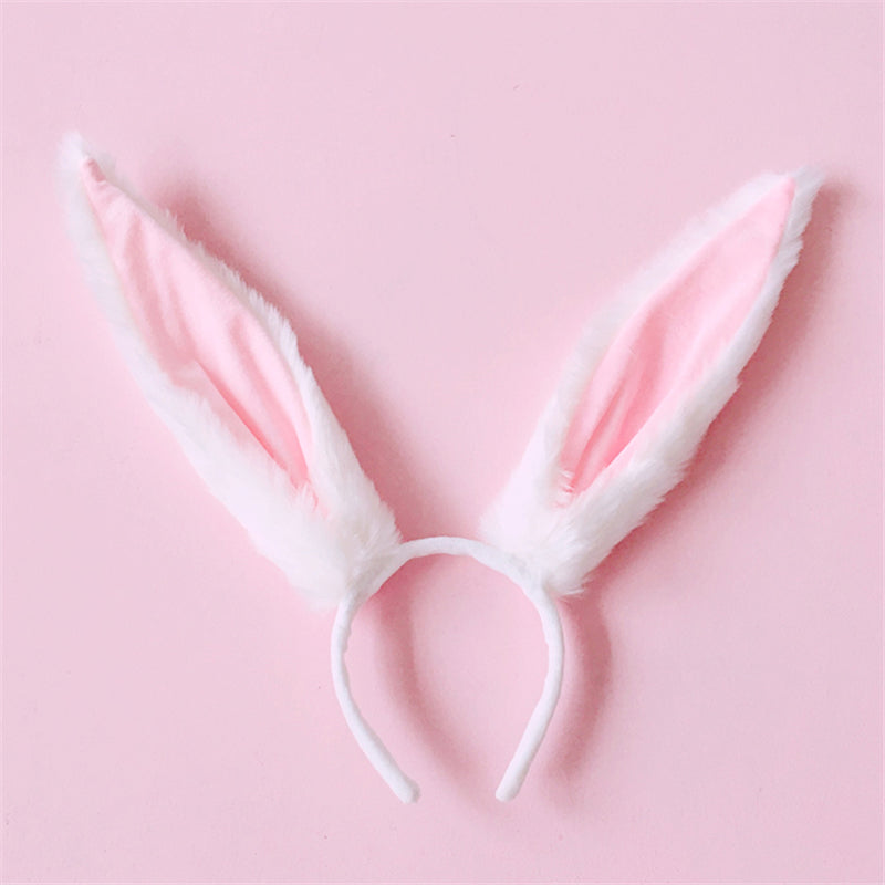 Jfashion Cute Plush Bunny Ears Headband UB95321