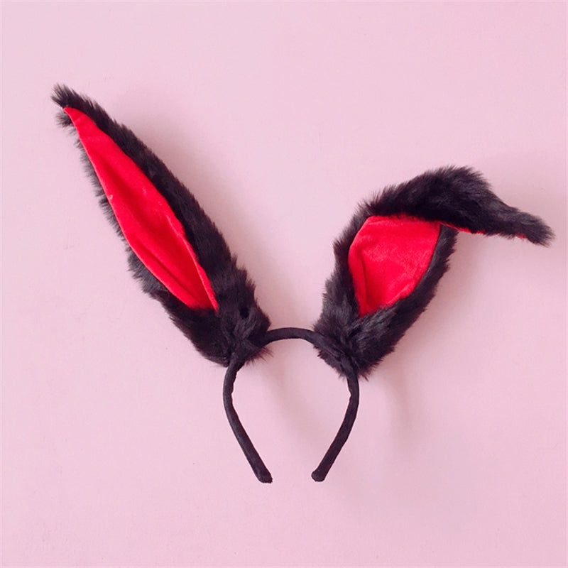 Jfashion Cute Plush Bunny Ears Headband UB95321