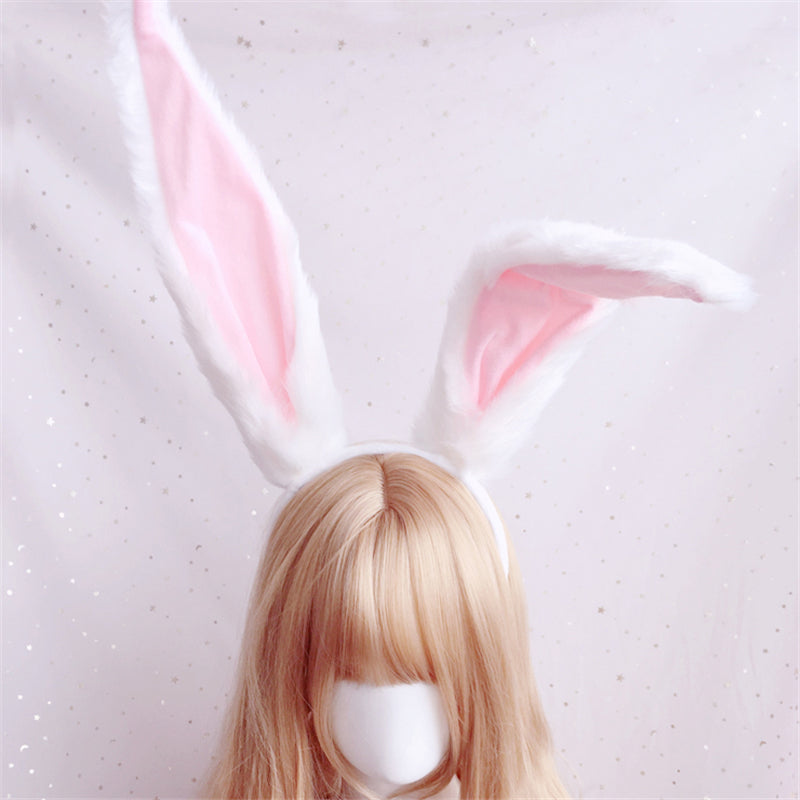 Jfashion Cute Plush Bunny Ears Headband UB95321