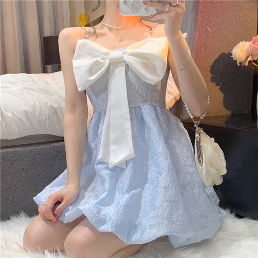 BOW SLIP DRESS UB98052