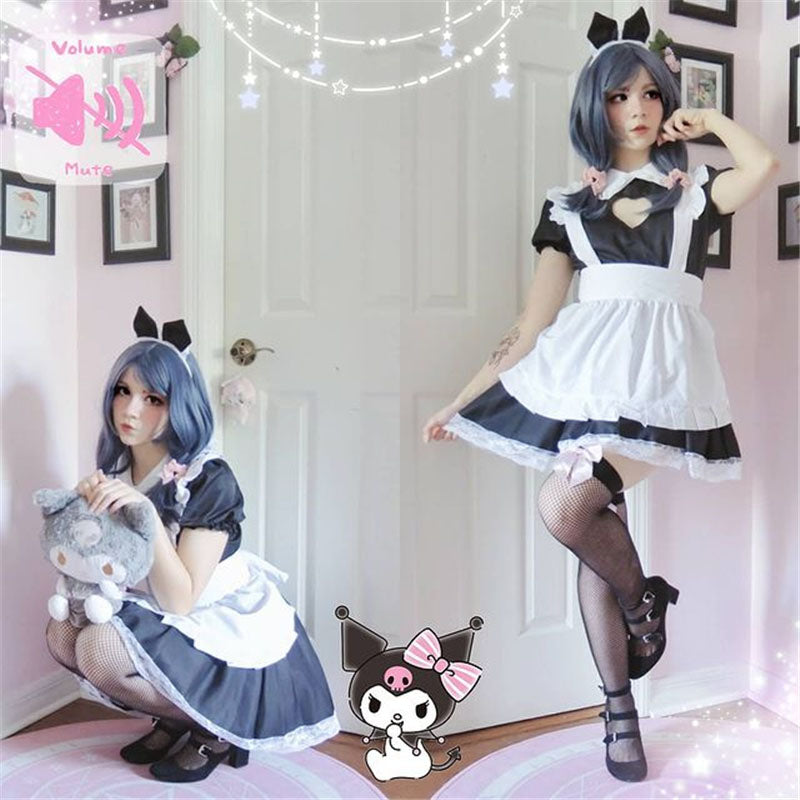 [@milkiiprincess] "COS MAID" COSTUME DRESS SUIT D042032