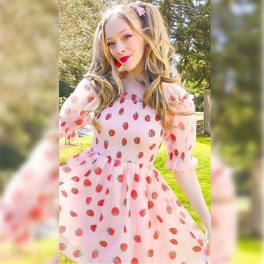 "STRAWBERRY" DRESS N081408