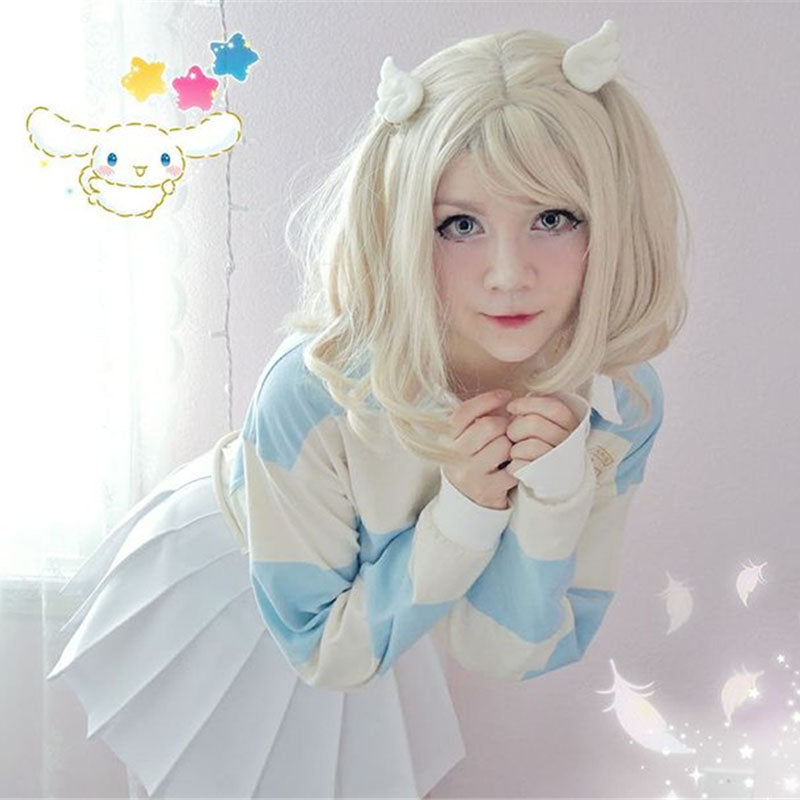 [@milkiiprincess] "LOLITA JAPANESE SHORT CURLY" WIG Y021628