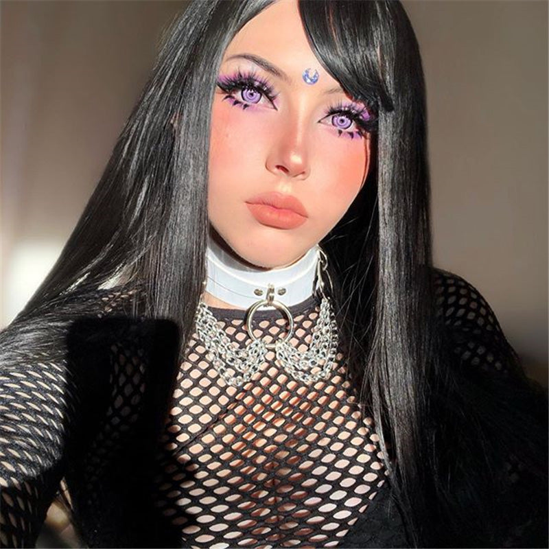 “BLACK LONG STRAIGHT” WIG D052109