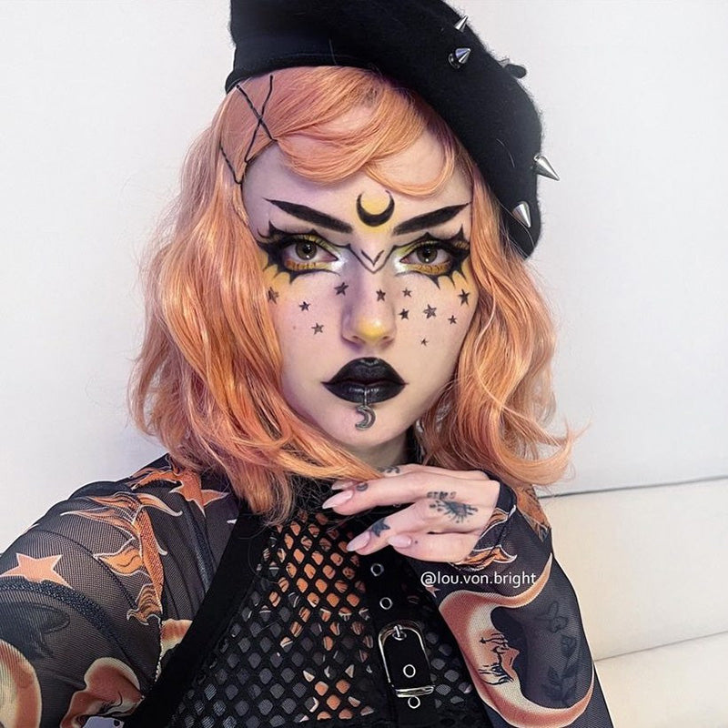 [@lou.von.bright ] “SUN MESH” SHIRT W022205