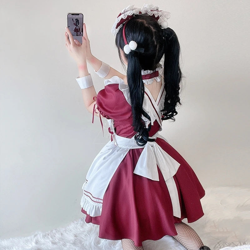 RED CAT LOLITA MAID OUTFIT UB3354