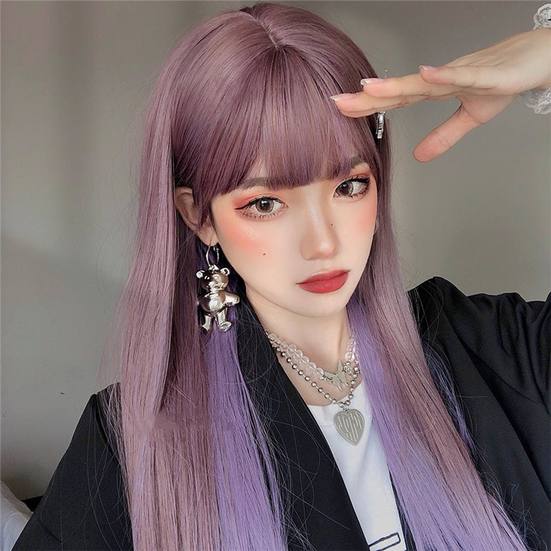 Cute Lolita Long Straight Wig UB6137