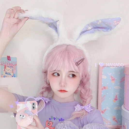 Lolita Sweet Plush Rabbit Ear Headband UB96012