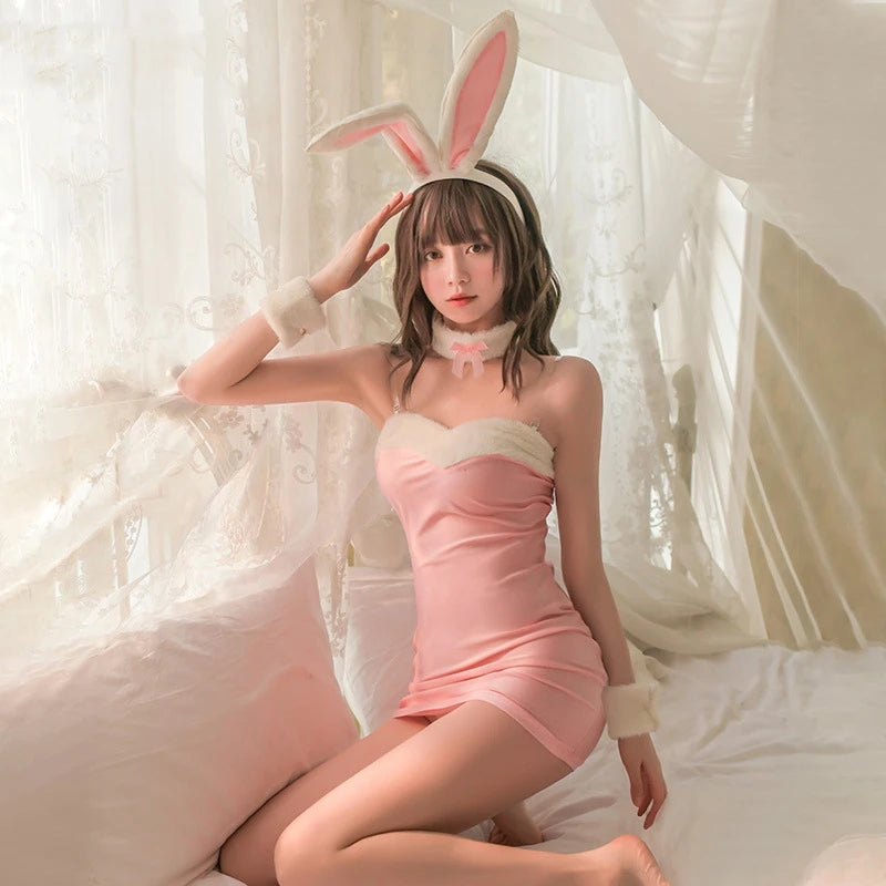 Plush Bunny Girl Erotic Lingerie ER5893
