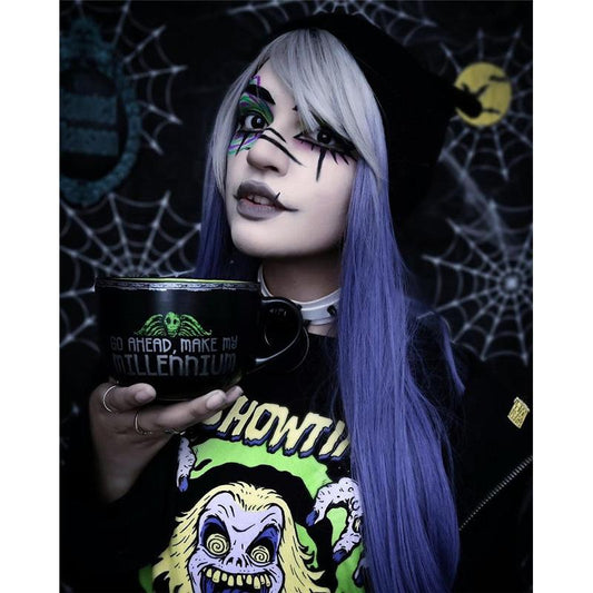 [@nightmarekittykat] Purple Gradient Long Straight Wig UB3204