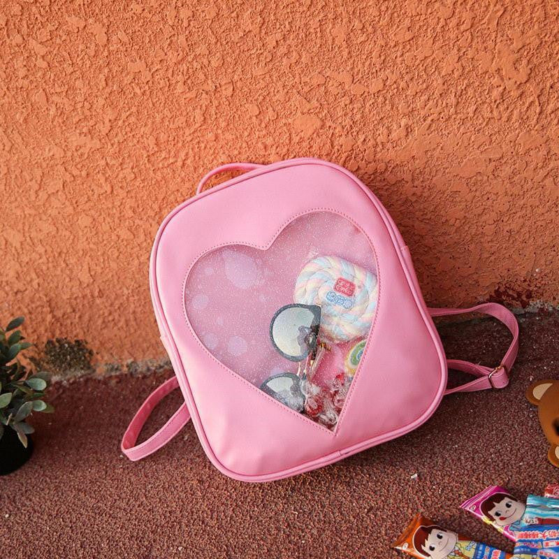"TRANSPARENT HEART" BACKPACK W010520