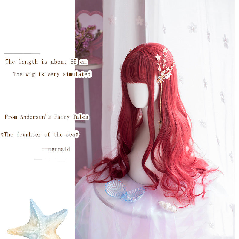 (Aries twins) The Little Mermaid Red Wig UB6251