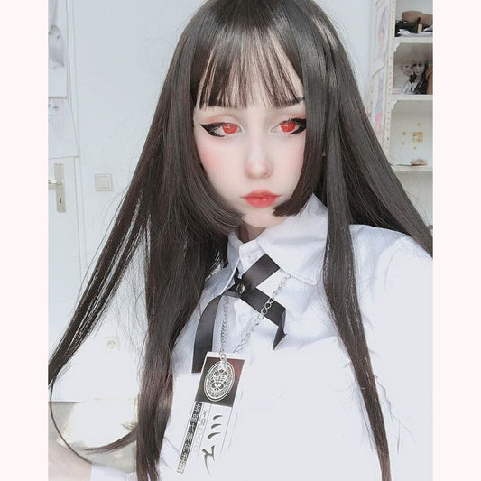 [@tontasizee ] "3-COLOR LONG STRAIGHT" WIG D050405