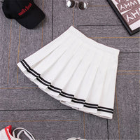 “SWEET STRIPE” PLEATED SKIRT W041604Review