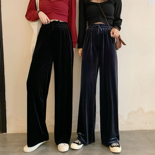 "LOOSE AND LAZY" LOOSE PANTS S032601