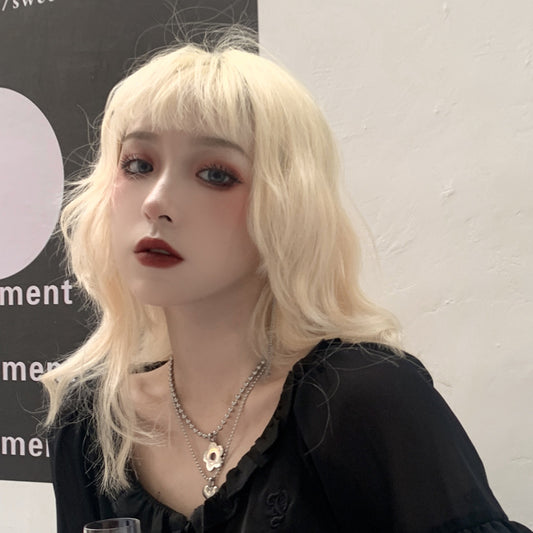 "Fashion Big Wave Air Bangs" Wig S040104