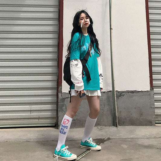 “GRAFFITI-ART” ROUND NECK T-SHIRT W102604