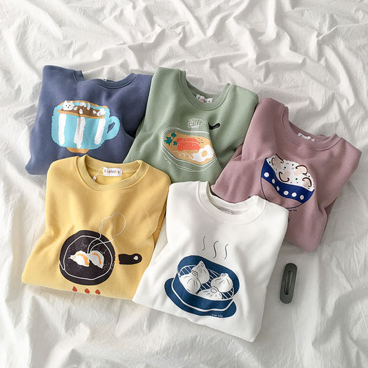 "CUTE PRINT" SWEATSHIRT S031702