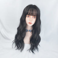"LOLITA MULTICOLOR NATURAL" LONG CURLY WIG S033002