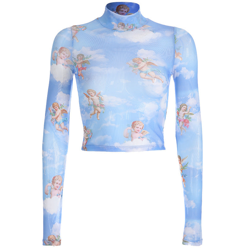 [@charlxesangels] “ANGELS CUPIDS MESH” CROP TOPS W041203REVIEW