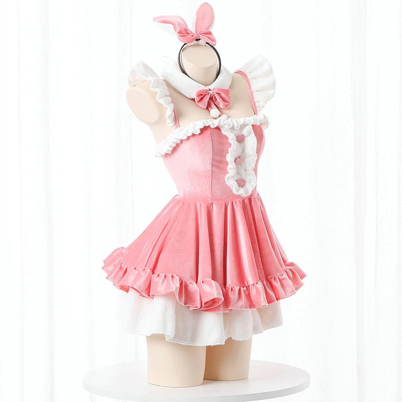 Cosplay Lolita Bunny Cosplay Uniform Suit Dress UB6282