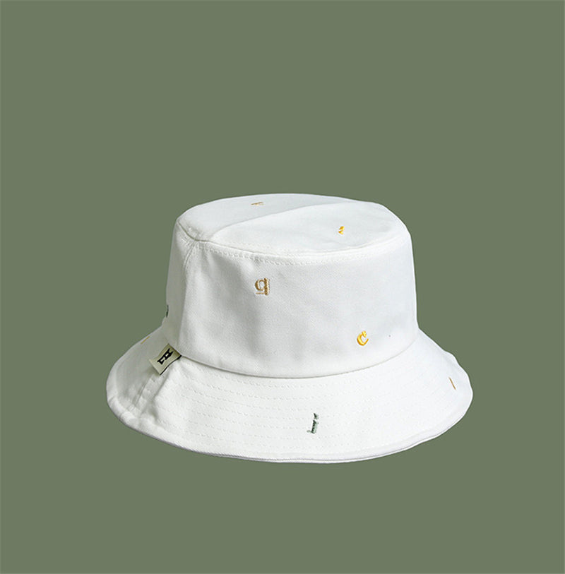 "LETTER EMBROIDERY FISHERMAN" HAT N051807