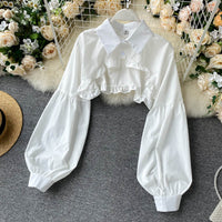 "WHITE HALF" SHIRT / DRESS N092305