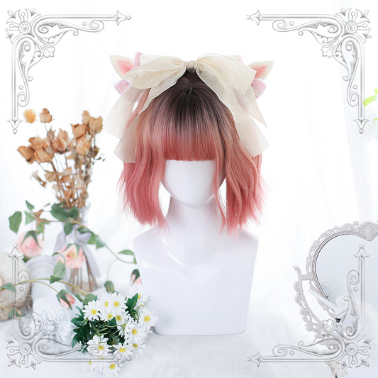 "LOLITA GRAPEFRUIT COLOR CURLY SHORT" WIG N102701